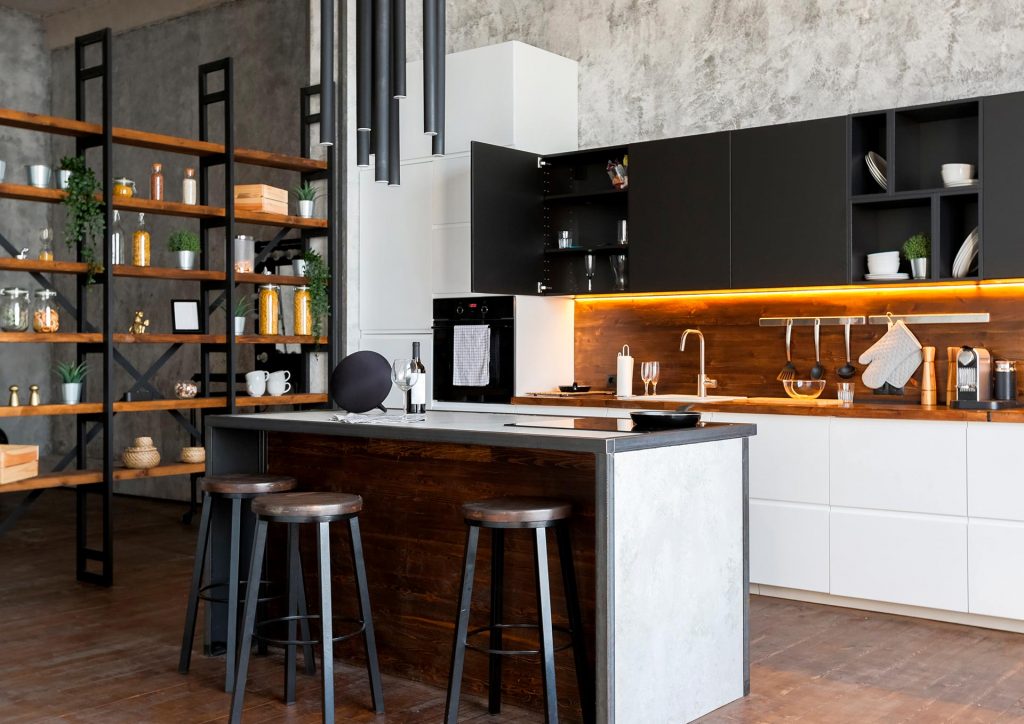 como diseñar una cocina abierta