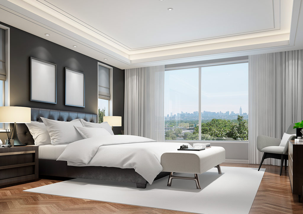 invierte en las cortinas del dormitorio